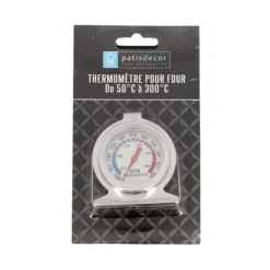 Thermomètre À Four Cadran Inox +50+300C Patisdecor