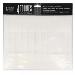 Toque En Papier Plisse H 23 Cm Patisdecor (X4)