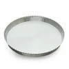 Tourtiere Ronde Cannelee Fixe Alu 26 Cm Gobel
