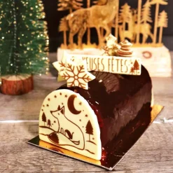 Transfert Chocolat Theme Noël Renard