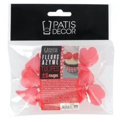 Tulipe Rouge En Azyme Patisdecor (X15)