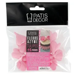 Tulipes Roses En Azyme Patisdecor (X15)